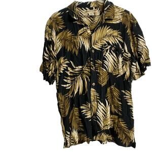 Men's Montego Joe Short Sleeved Hawaiian Button Down Shirt XL